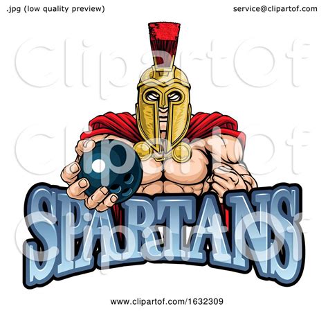 Spartan Trojan Bowling Sports Mascot By Atstockillustration 1632309