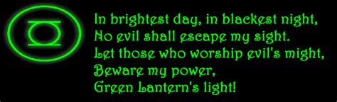 Green Lantern Oath By Shozurei On Deviantart