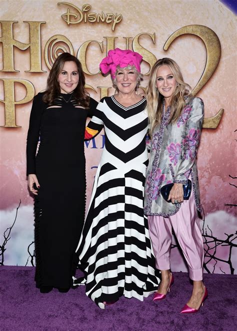 Kathy Najimy Bette Midler And Sarah Jessica Parker At The Hocus Pocus