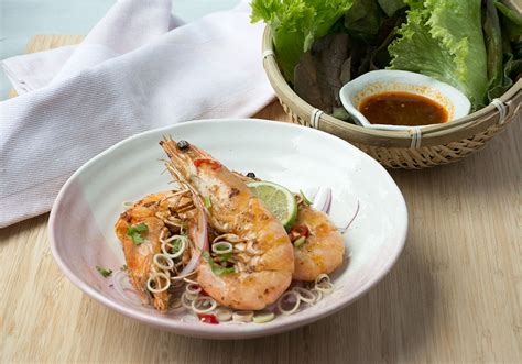 Spicy Grilled Shrimp Salad Pla Goong Asian Inspirations