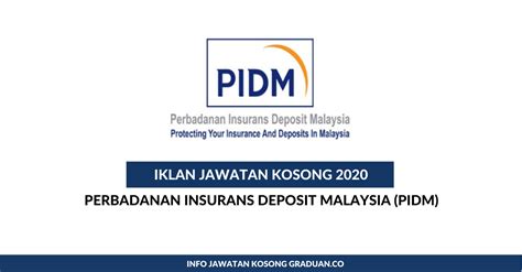 Perbadanan insurans deposit malaysia (pidm) is a government agency. Permohonan Jawatan Kosong Perbadanan Insurans Deposit ...