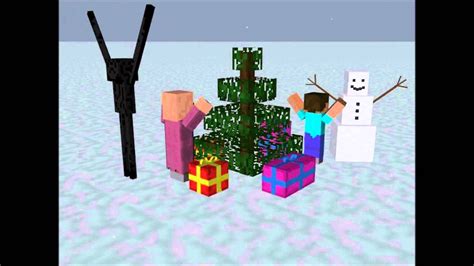 Vianočný špeciál Enderman A Darček Minecraft AnimÁcia Youtube