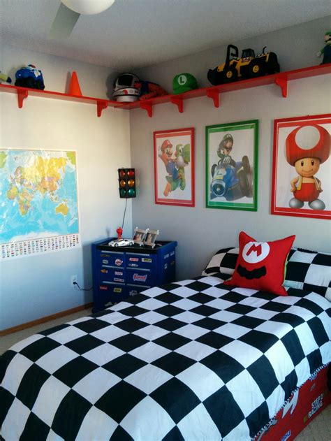 Mario bros bedroom ideas, check out how you can create this a mario themed bedroom here! mario brothers decorations bedroom in 2020 | Mario room ...