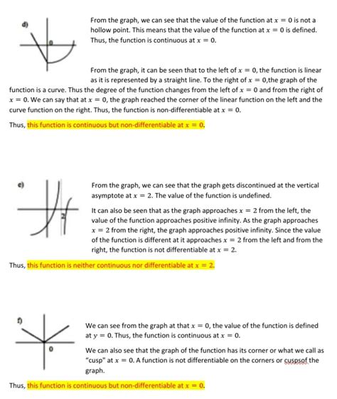 Solved Determine If The Following Functions Are Continuous