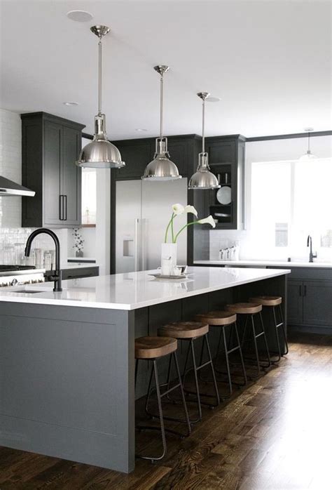 Home architec ideas black and grey kitchen decorating ideas. Is Grey The New White In Kitchen Renovations?