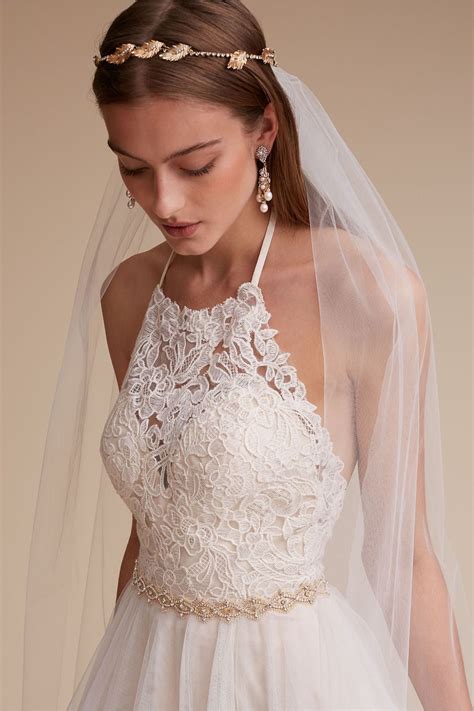 Make An Entrance In This Romantic Lace Halter Gown Josie Gown From