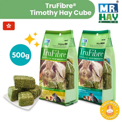 Mr Hay Trufibre Timothy Hay Cube 500g For Guinea Pig And Rabbit