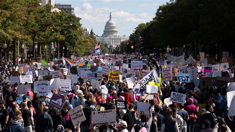 Womens March Draws Thousands To Protest Supreme Court Nominee Trump