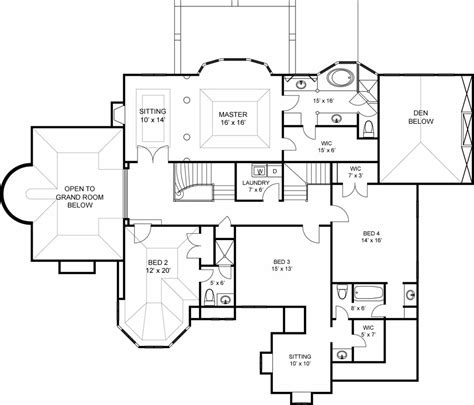 European House Plan With 4 Bedrooms And 35 Baths Plan 6000
