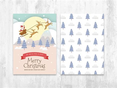 Christmas Card Templates Adobe Illustrator Vector Eps Brandpacks