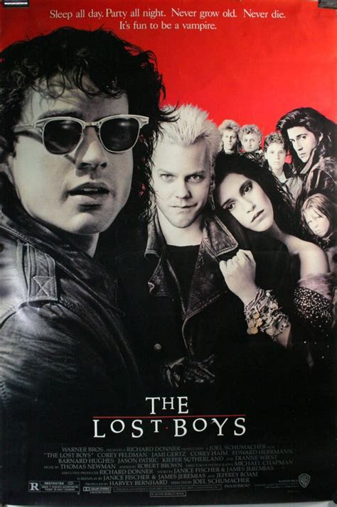 Lost Boys Original Vampire Horror Movie Poster Starring Kiefer