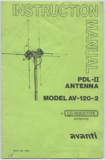 Pdliiantennamodelav1202 Avanti Research And Development