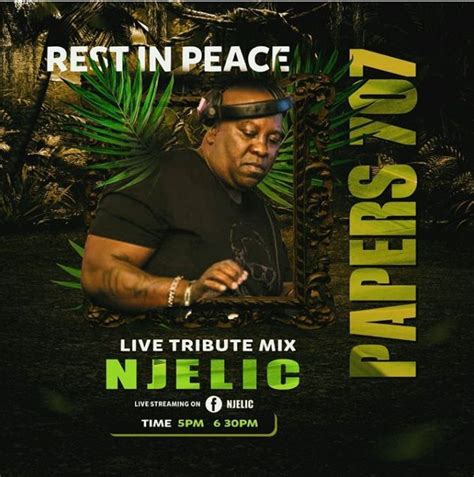 Njelic Live Tribute Mix Rest In Peace Papers 707 Rest In Peace