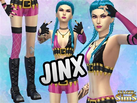 Jinx Champion League Of Legends League Of Sims The
