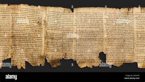 5503 Part Of The Isaiah Scroll The Longest And Oldest C 100 Bc