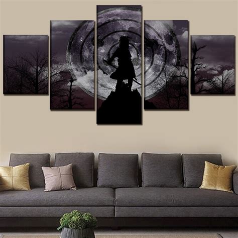 Wall Paintings Framed Art Printing 5 Pieces Abstract Anime Naruto