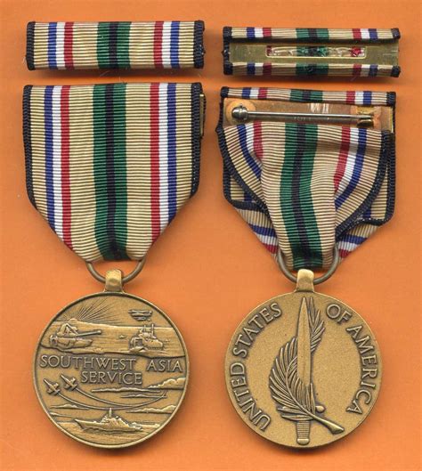 Us Army Southwest Asia Service Medal 1970 Köp På Tradera 572556562