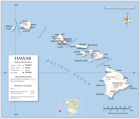 Hawaii And Us Map Flor Oriana