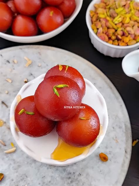 Perfect Instant Mix Gulab Jamun With Video Tutorial Nitha Kitchen