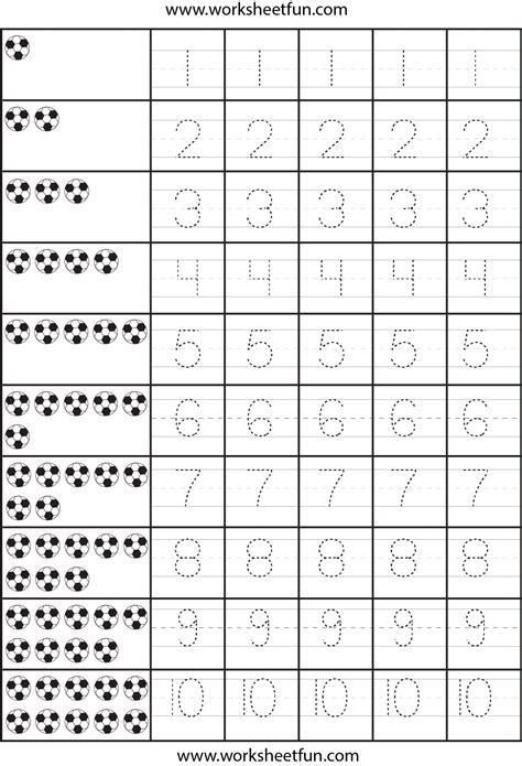Number Tracing Worksheets Pdf Id5 Worksheet Preschool Math