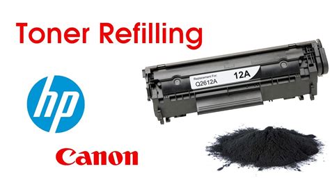 Hp 12a Toner Refilling How To Refill Canon 303 Laser Toner Cartridge