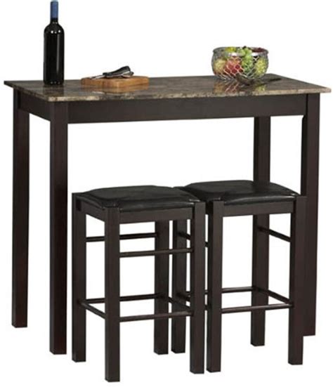 Not only are they a functional choice for those looking to save on space, they're also a stylish pick for homes with a little more room to this mosaic bistro table is a great way to add a pop of color to a small home without overwhelming the space. Tall bistro table set - WhereIBuyIt.com