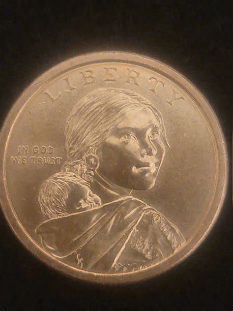 Super Rare Sacagawea 2000 No Date Mark Us Dollar Coin Etsy