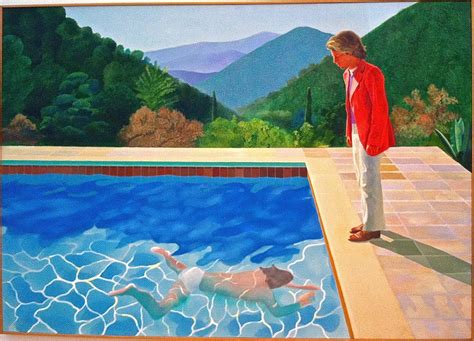 Portrait Of An Artist Pool With Two Figures 1972 Flickr