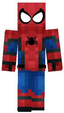 Find all spider man minecraft skins shown today liste spiderman minecraft skin layout. Spiderman Homecoming HD Skin | Nova Skin
