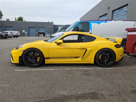 Porsche 718 Cayman Gt4 On Advan Gt Overdrive Auto Tuning