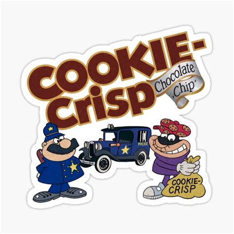 1970s Cookie Crisp Cookie Cereal Cop And Cookie Crook Mascot