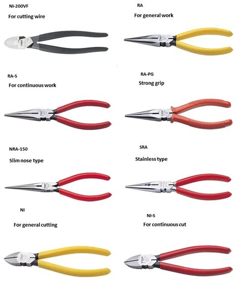Different Types Of Pliers Japanese Brand Top Buy Different Types Of