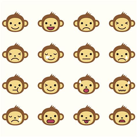 990 Monkey Emoji Stock Illustrations Royalty Free Vector Graphics