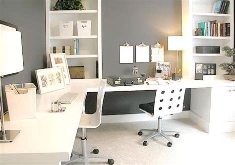 Whitegray Home Office Ideas Pinterest