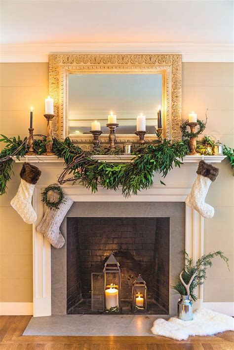 Top off your fireplace with these clever & creative mantel pictures and ideas from hgtv.com. 27 Christmas Fireplace Mantel Decoration Ideas | Interior God