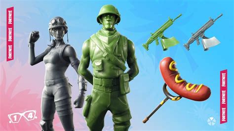 14 Days Of Summer Day 2 Fortnite Item Shop New Toy Soldier Skin Set Plastic Patroller And Toy