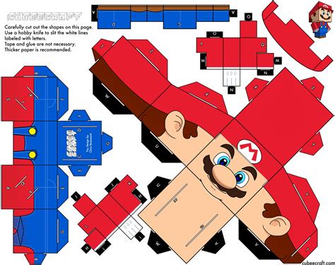 Papercraft New Super Mario Its Me Mario