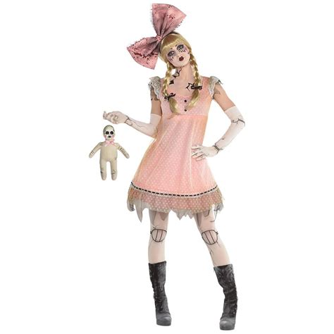 Creepy Doll Dress Adult Costume L Xlarge