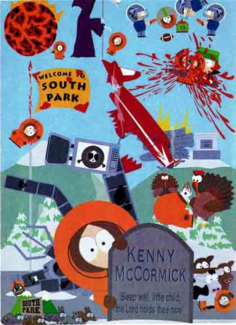 South Park Kennys Death Tin Sign Woodstock Trading Company
