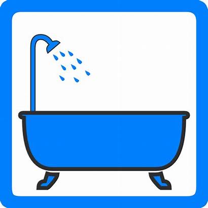 Shower Bath Clipart Tub Clip Cartoon Animated