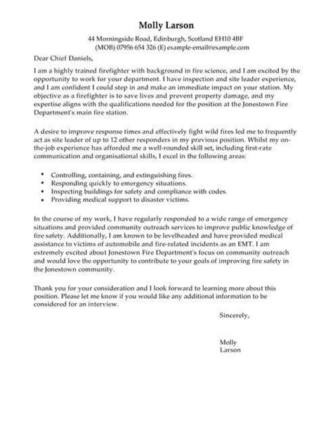Writing a great firefighter cover letter is an important step in getting hired at a new job, but it i'm an experienced recruiter and i've been a hiring manager, too. Firefighter Cover Letter Template | Cover Letter Templates ...