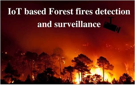 Iot Based Forest Fires Detection And Surveillance