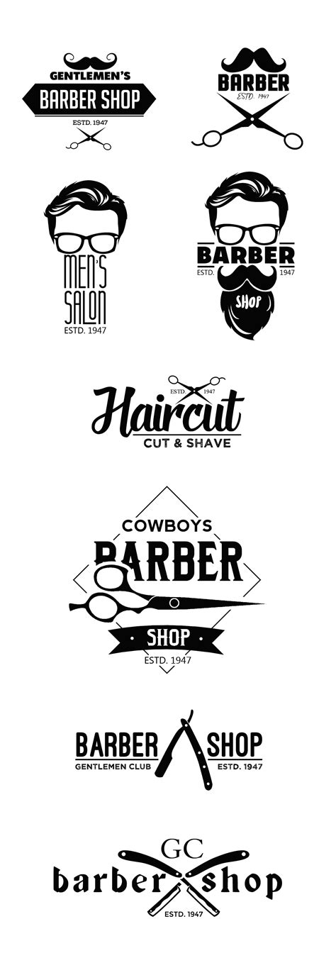The owners who prefer the complementary colours, balanced graphics and a tagline in their logo can make use of our custom made, easy to edit and use best barber logo designs you can also. Freebie: Vintage Barber Shop Logo Templates (PSD) on Behance