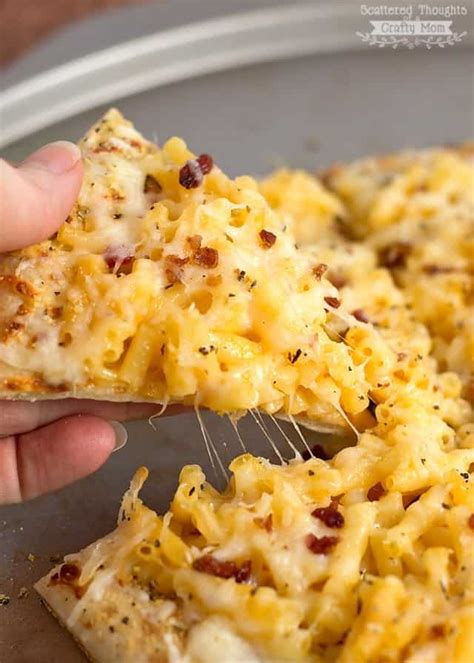 Easy Mac And Cheese Pizza Recipe Scattered Thoughts Of A