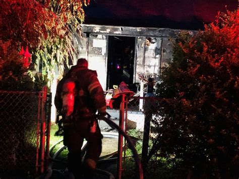 Firefighters Quickly Extinguish A House Fire