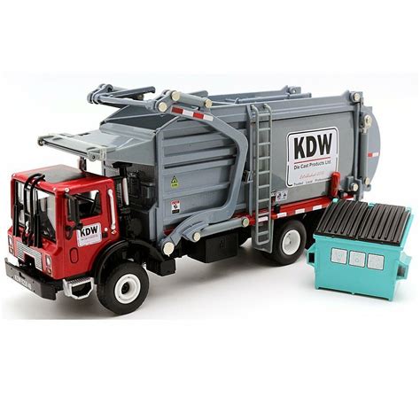Kdw 124 Scale Alloy Diecast Material Transporter Garbage Recycling