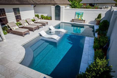 Create The Perfect Outdoor Scene With Ledge Lounger In Pool Furniture Designed For In Water Use