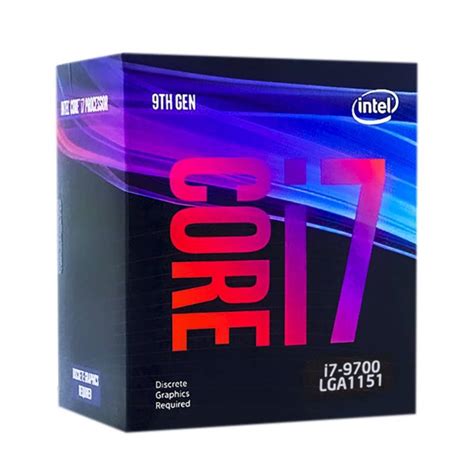 Procesador Intel Core I7 9700 30ghz 12mb 8cores Lga 1151 Intel