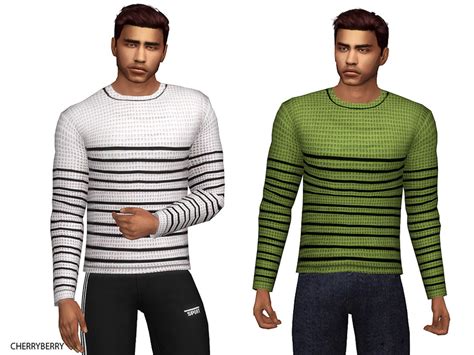 Sims 4 Male Sweater Cc