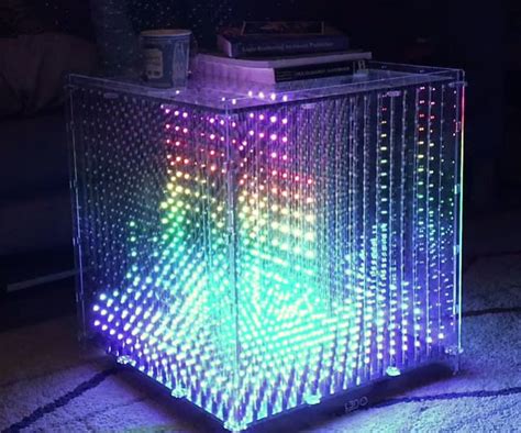 Glass Coffee Table With Led Lights Infinity Led Coffee Table Living